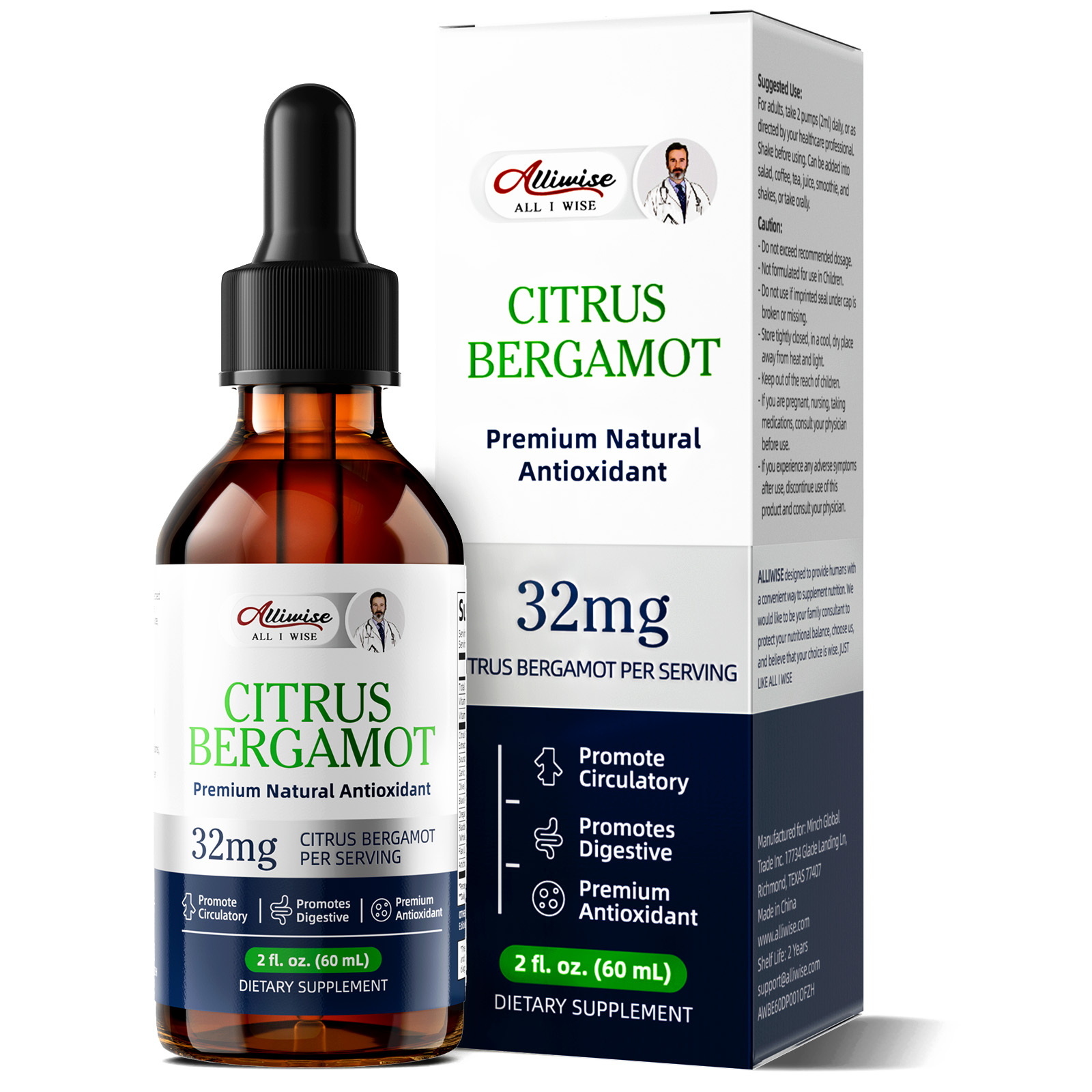 Health Wellness And - Premium Citrus Bergamout Drops for Promoting