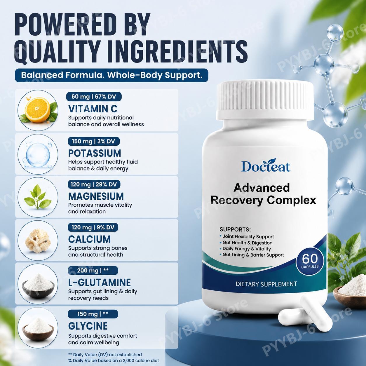 Advanced Recovery Complex 60 C - Health Wellness And บทวิจารณ์และราคา