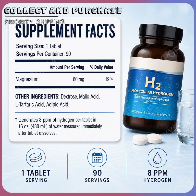 Molecular Hydrogen H2 Tablets  - Health Wellness And บทวิจารณ์และราคา