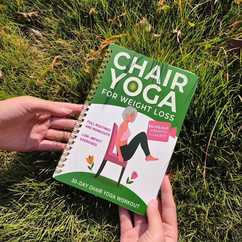30-Day Chair Yoga Plan, Adult  - Fitness Journal Planner บทวิจารณ์และราคา