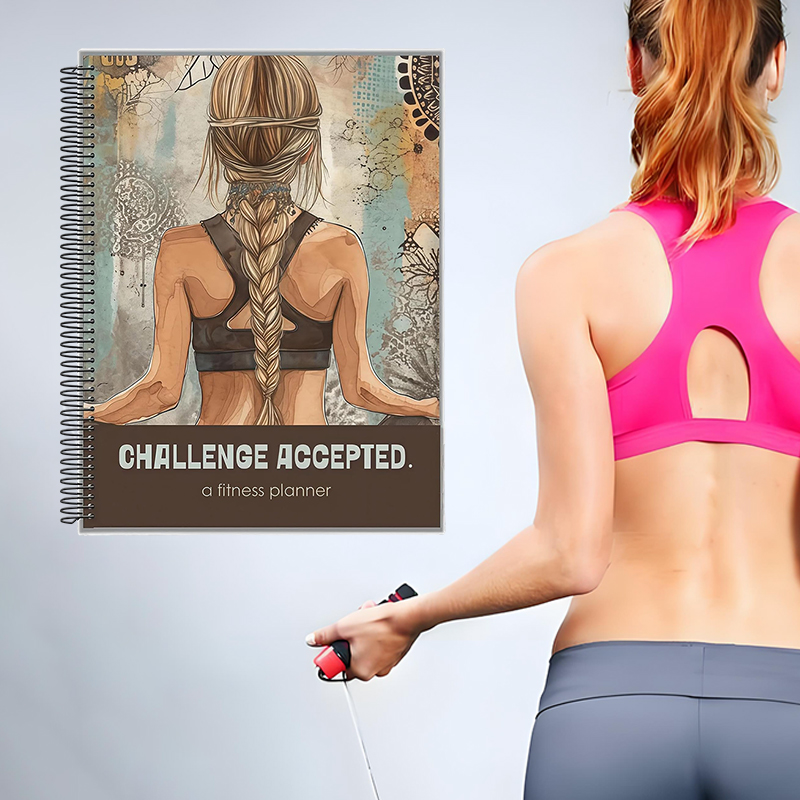 Challenge Accepted Fitness Pla - Fitness Journal Planner บทวิจารณ์และราคา