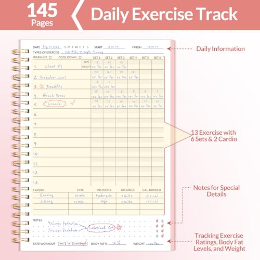 Fitness Journal Workout Planne - Fitness Journal Planner บทวิจารณ์และราคา