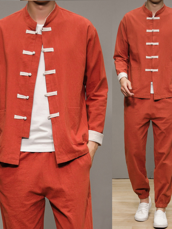 Chinese Style Cotton Linen Tan - Health & Wellness Fairs บทวิจารณ์และราคา