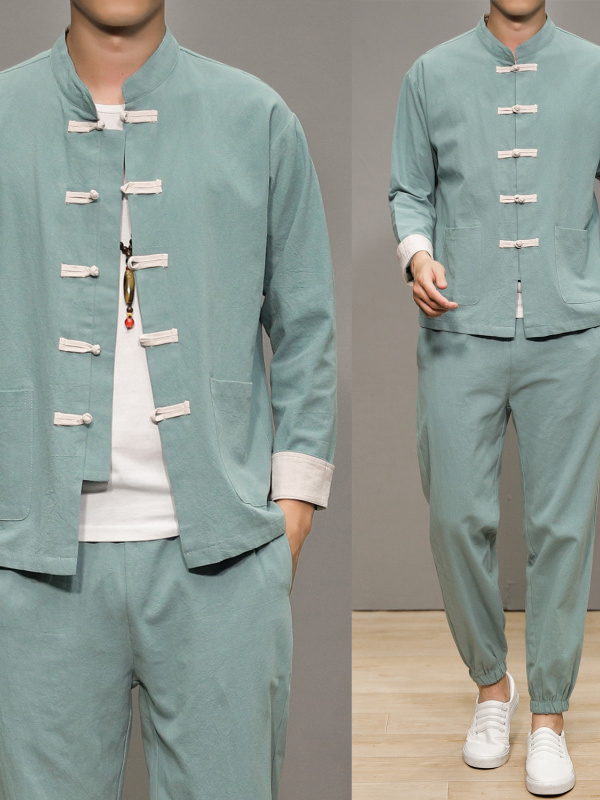 Chinese Style Cotton Linen Tan - Health & Wellness Fairs บทวิจารณ์และราคา