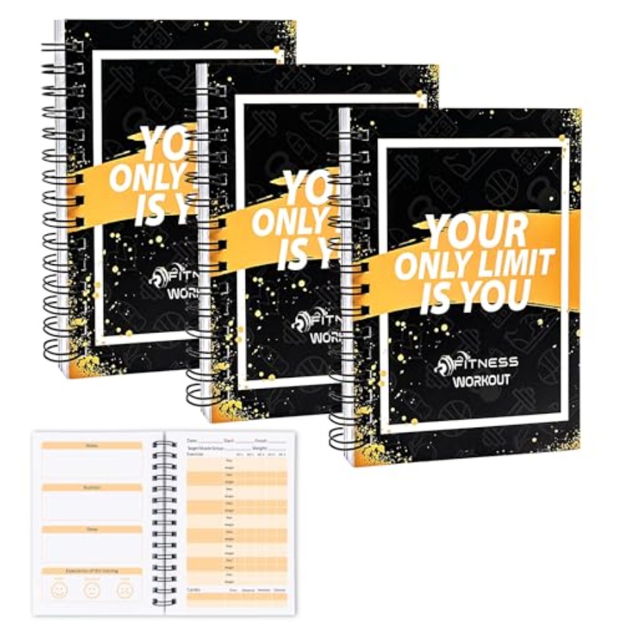 3 PCS Fitness Tracker Journal  - Fitness Journal Planner บทวิจารณ์และราคา