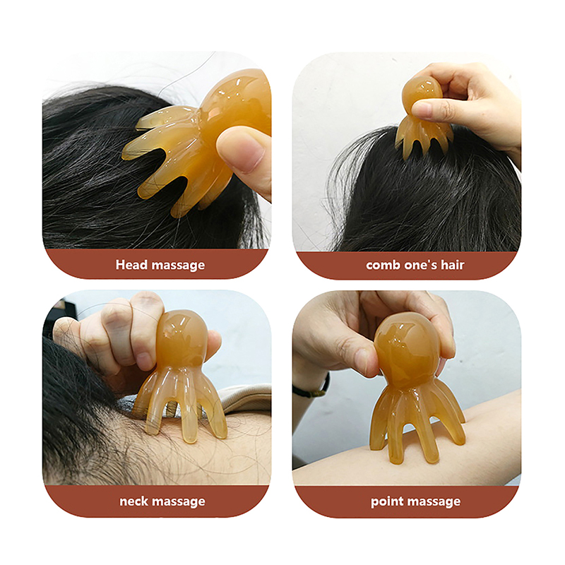 2Pcs Resin Octopus Comb Head M - Health & Wellness Gordon Edlin บทวิจารณ์และราคา