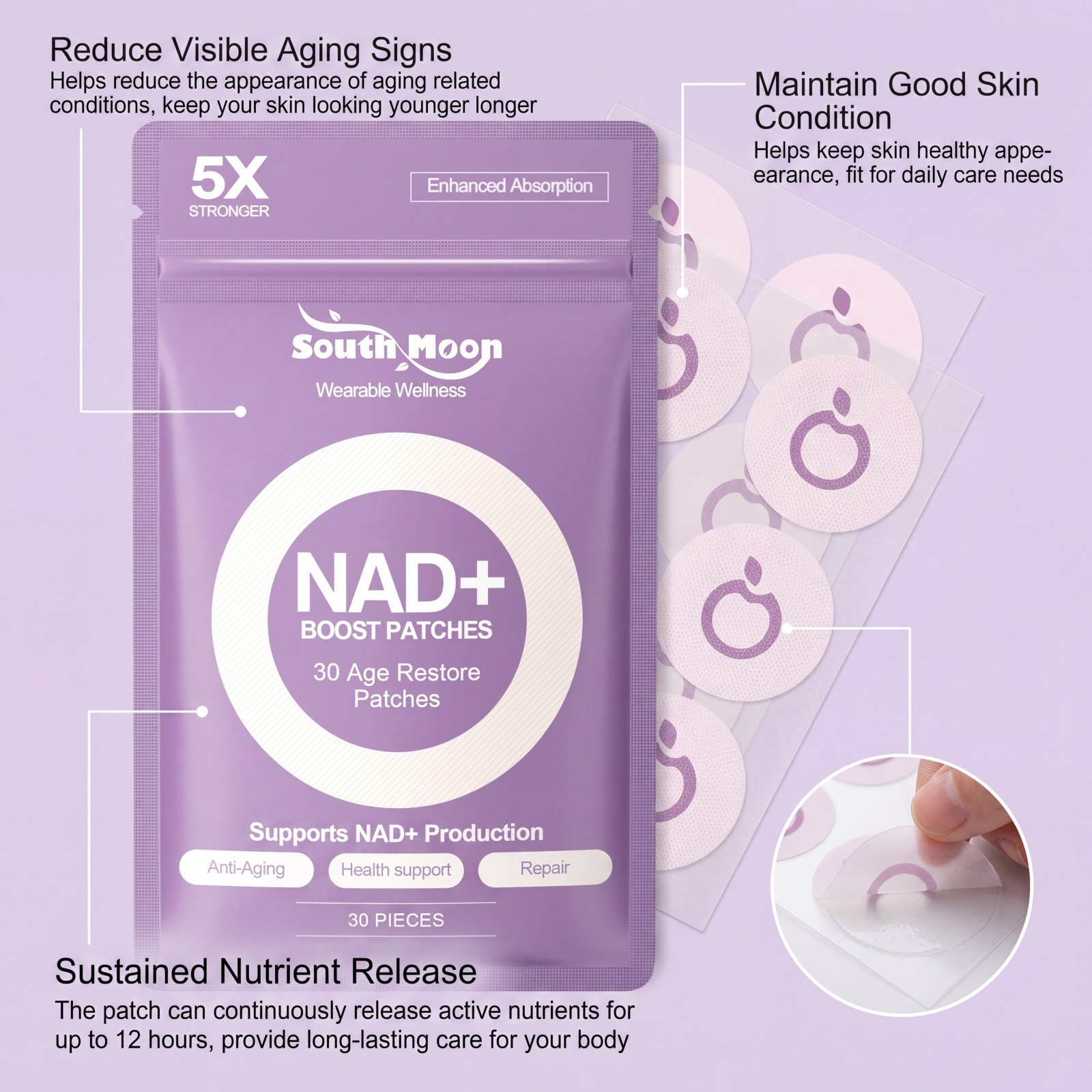 60/120pcs Body Care Patch Mois - Health Wellness And บทวิจารณ์และราคา