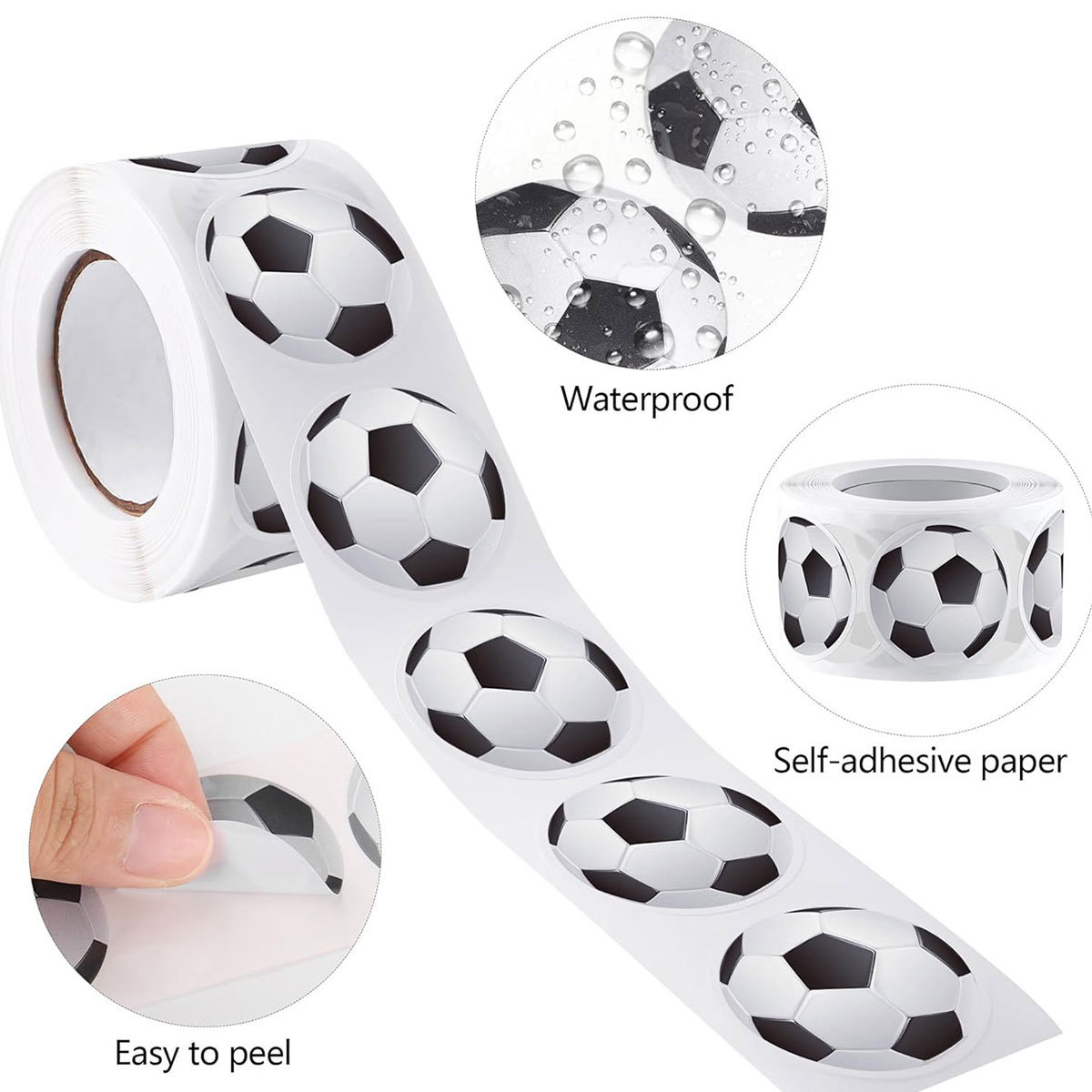 100-500pcs Footballs Stickers  - Fitness Journal Planner บทวิจารณ์และราคา