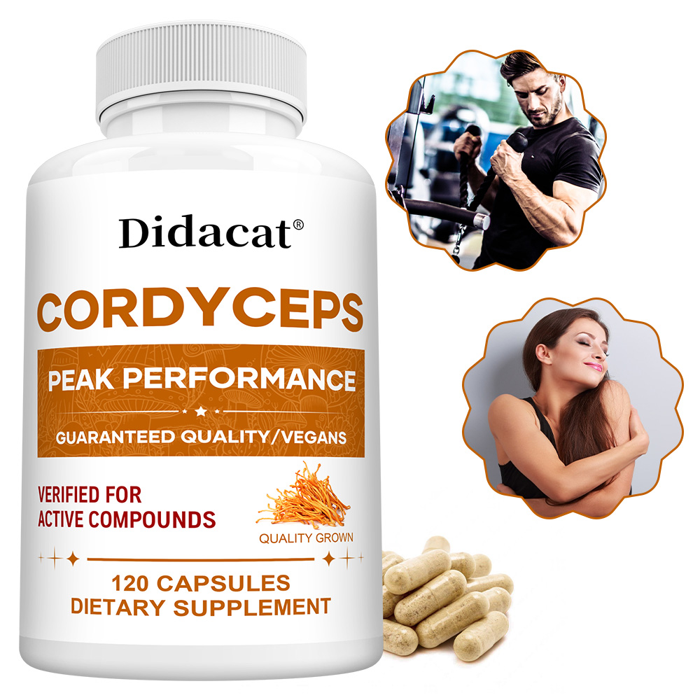 Cordyceps Mushroom Capsules 10 - Health Wellness And บทวิจารณ์และราคา