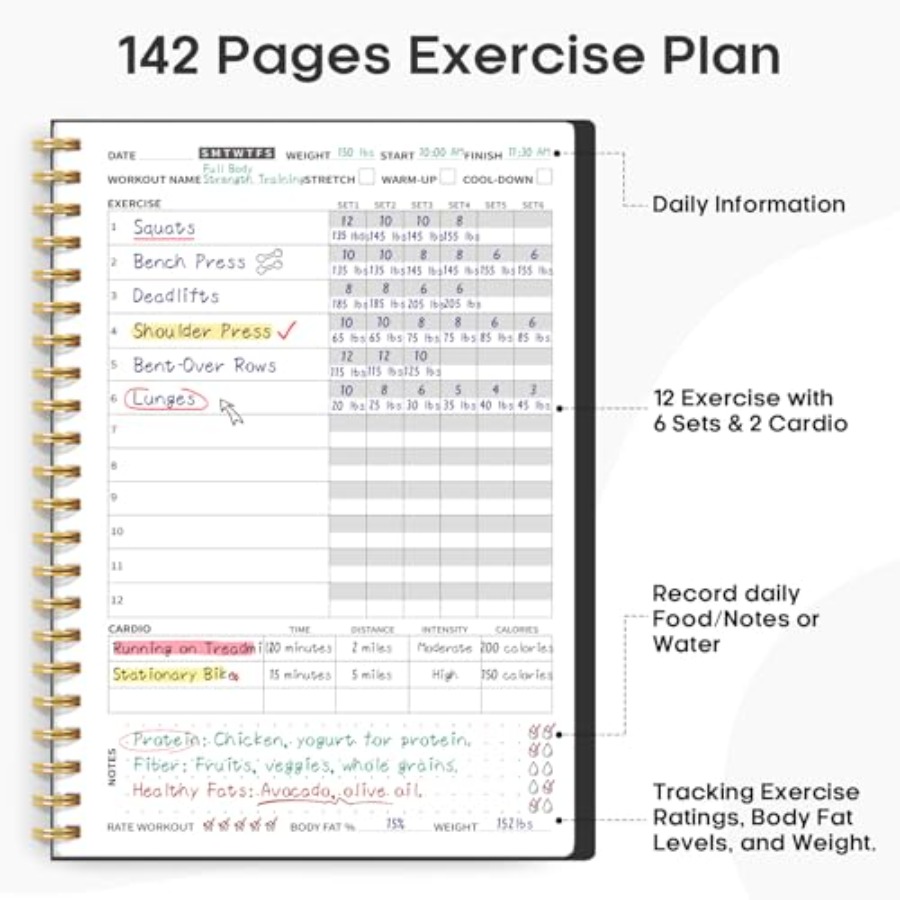 Fitness Workout Journal for Wo - Fitness Journal Planner บทวิจารณ์และราคา